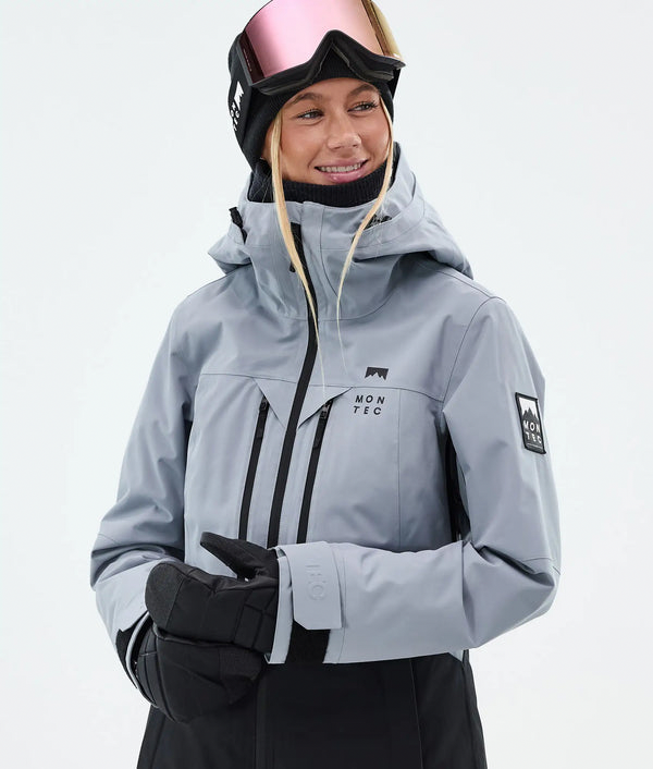 Moss W Veste de ski pour femme – Bleu doux / Noir