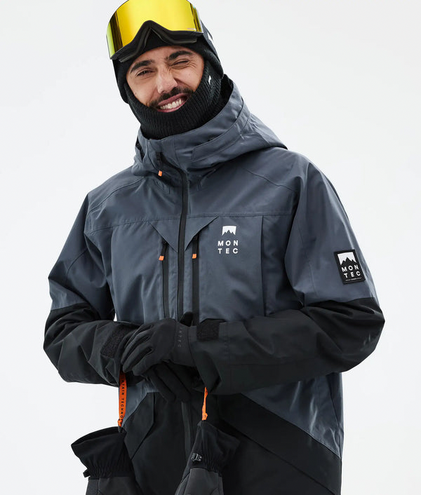 Arch Veste de ski pour homme – Bleu métallisé / Noir