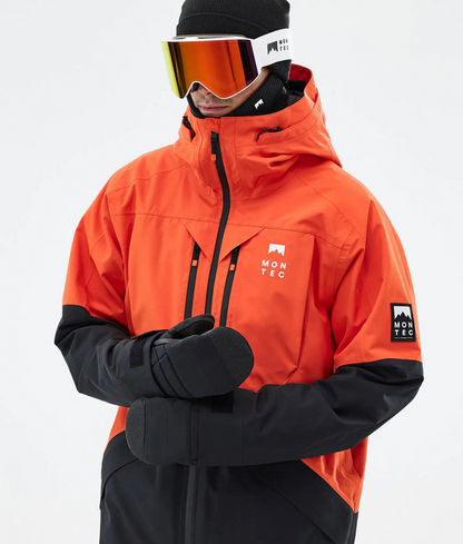 Arch Veste de ski pour homme – Orange / Noir