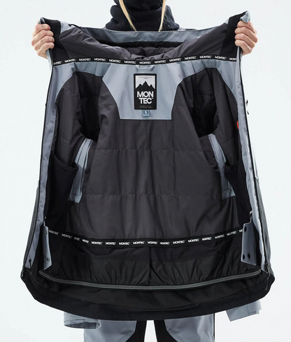 Moss W Veste de ski pour femme – Bleu doux / Noir